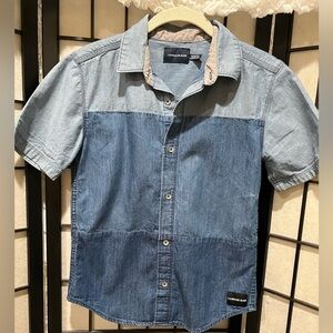 Calvin Klein Jeans Light Blue Denim kids shirt, BOY SIZE M (10–12)